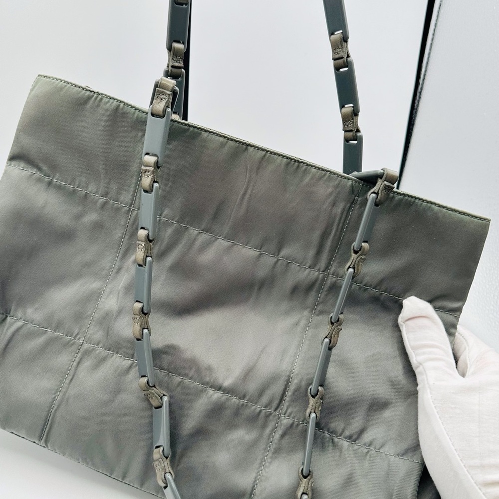 Prada Nylon Gray shoulder Bag - Picture 10 of 12